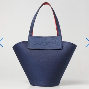 Christian Louboutin Lubishore bag in denim Tote Bag new w/o tags